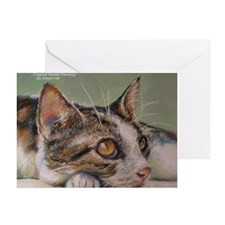 Tortoiseshell Cat Greeting Cards (Pk of 10) for
