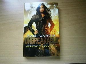 was very lucky and won Unbreakable by Kami Garcia in a goodreads ...