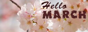 Download Hello march - Facebook cover with quote