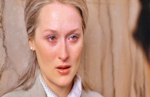 Meryl Streep in Kramer Vs. Kramer (1979).