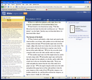 Please send your bugs and feedback to bible@logos.com or drop us a ...