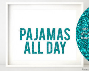 Glitter quote printable: 