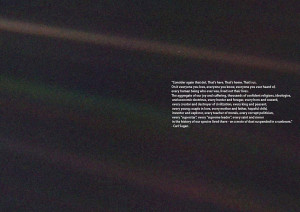 Carl Sagan Quote: The Pale Blue Dot. Space Print/Poster/Canvas. Sizes ...