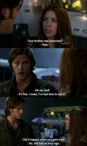 ... best line ever!! 6x09 Clap Your Hands If You Believe #Supernatural