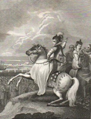 Queen Elizabeth 1830 Rallying the troops at Tilbury