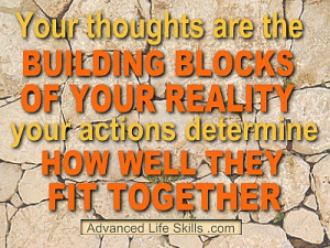 The relationship between your thoughts and actions.
