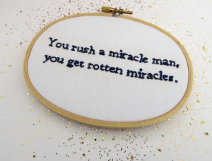 ... Movie Quote Home DecorQuotes Home, Movie Quotes, Embroidery Hoop