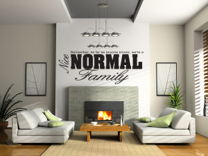 NICE-NORMAL-FAMILY-Wall-Quote-Sticker-Art-Removable-Vinyl-Decal ...