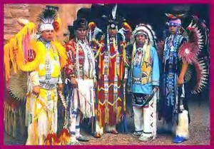 Native American Pow Wow Dancers Image