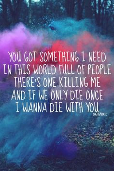 something i need. one republic.