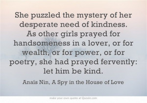 Anaïs Nin, A Spy in the House of Love