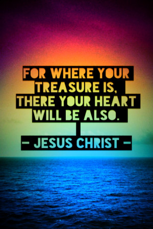 Matthew 6:21 - iPhone Christian Wallpaper - Bible Lock Screens ...