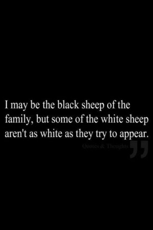 Dysfunctional families always need someone to blame ... because they ...