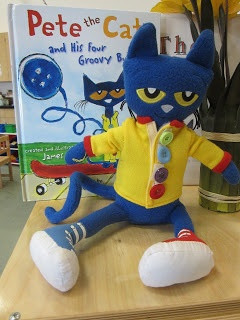 Pete the Cat Shirt w/ Removable buttons