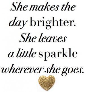 One Fine Day: Get Your Sparkle On! This is so true cause she makes ...