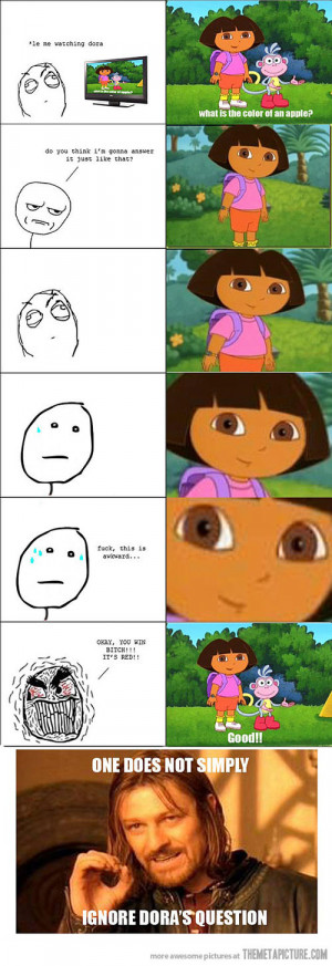 funny Dora The Explorer questions