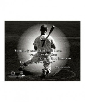 Love this Mickey Mantle I Pro Quote Canvas on #zulily! #zulilyfinds