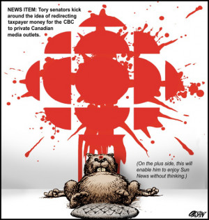 Canadian Conservatives try to bankrupt the CBC