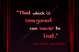 Clive Barker Weaveworld Horror Goth Quote Art 5x7 Framed Inspirational ...