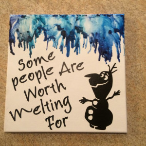 Decided to make a melted crayon picture of my favorite Disney quote!