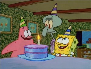 happy birthday spongebob