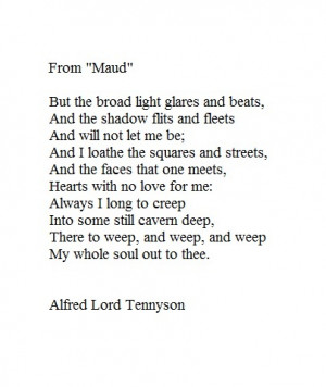 Maud - Alfred Lord Tennyson