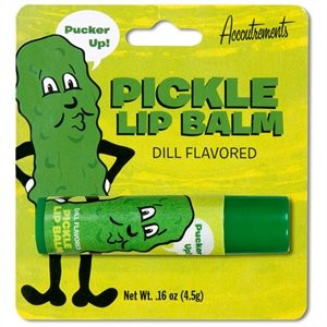 Pickle Lip Balm Dill Flavored Scented Novelty Gag Prank Present
