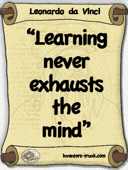 Leonardo da Vinci Quotes Printable Quotations at Inventors Trunk