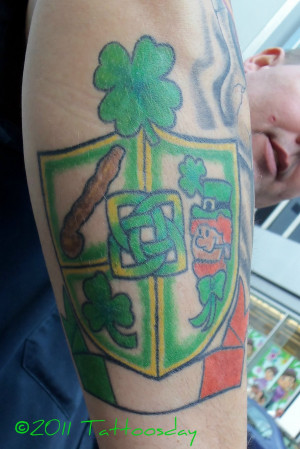 irish police tattoos