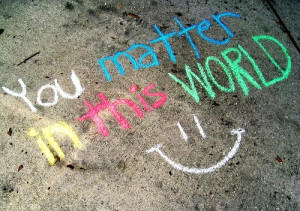 chalk, colors, matter, photography, smile, street, world, you