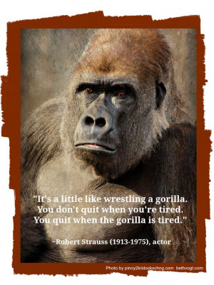 Gorilla Quotes. QuotesGram