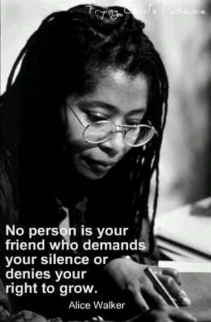 Alice Walker. Author, poet, activist. Best known for Pulitzer Prize ...