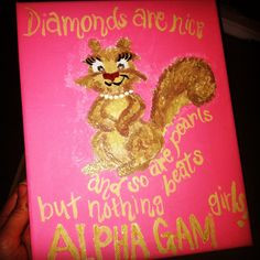 ... alpha gamma chi girls agd crafts dat squirrels sorority crafts alpha
