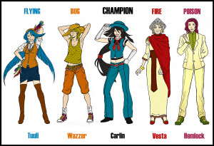 The Elite Four And Chandion...
