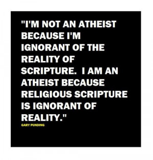 Gary Punding on Atheism