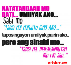 Broken Heart Quotes Tagalog And Sayings