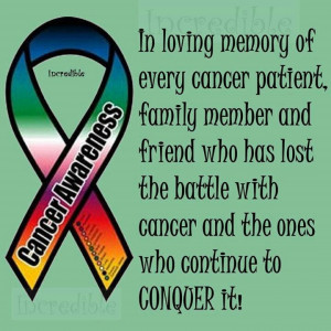 who lost the battle to cancer. Help educate others about Cancer ...