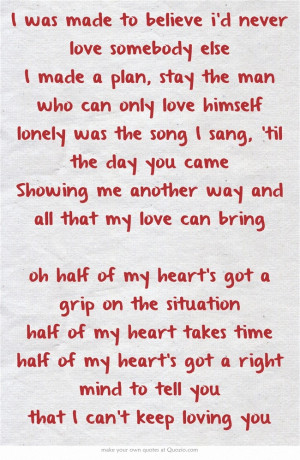 Half of my Heart - John Mayer