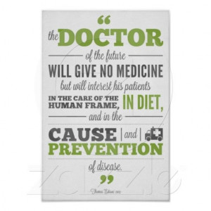 Chiropractic poster - Edison Doctor of the Future