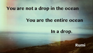 Rumi ocean quote