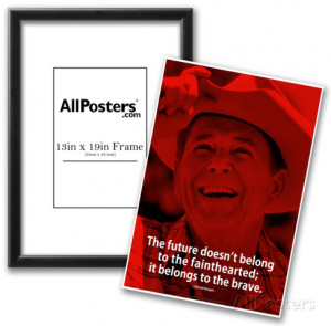 Ronald Reagan Future iNspire Quote Poster Poster Frame Set