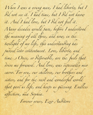 Final Words from Ezio... by Yuuki-Walker