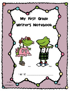 First Grade Writer's Notebook Cover