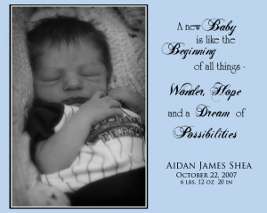 Welcome Baby Aidan!!