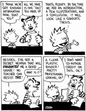 Calvin And Hobbes Quotes About Work These things shackle us