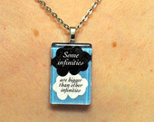 The Fault in Our Stars John Green Quote Necklace 1