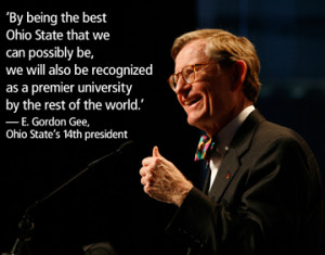 ... Gordon Gee started Oct. 1 as the university’s 14th president