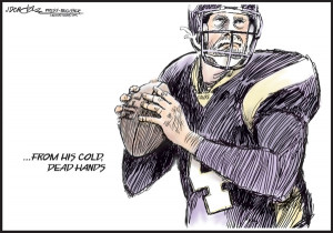 Brett Favre Cartoon