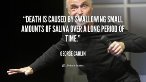 Death is caused by swallowing small amounts of saliva over a long ...