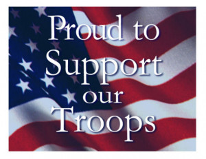 SUPPORT OUR TROOPS THIS INDEPENDENCE DAY